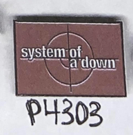 System of a Down Hat Pin - HalfMoonMusic