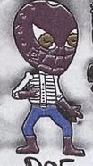 Spiderman Sugar Skull Hat Pin - HalfMoonMusic