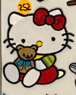 Hello Kitty Teddy Patch - HalfMoonMusic