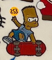 Bart Simpson Skateboard Patch - HalfMoonMusic