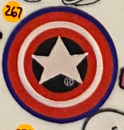 Captain America Sheild Patch - HalfMoonMusic