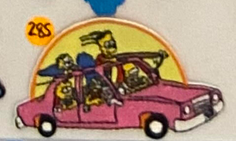 The Simpsons Family Patch - HalfMoonMusic