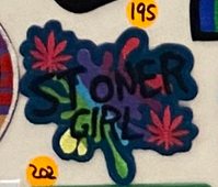 Stoner Girl Patch - HalfMoonMusic