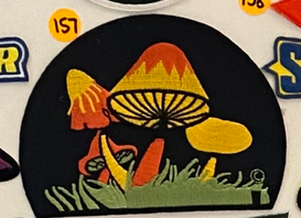 Mushroom Field Patch - HalfMoonMusic