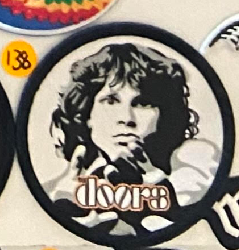 The Doors Jim Morrison Circle Patch - HalfMoonMusic