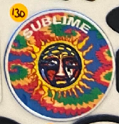 Sublime Tie-Dye Sun Patch - HalfMoonMusic