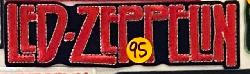 Led Zeppelin Red Letters Patch - HalfMoonMusic