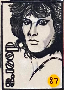The Doors Jim Morrison Black/White Patch - HalfMoonMusic