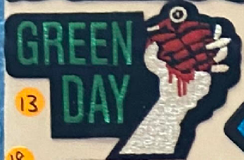Green Day American Idiot Patch - HalfMoonMusic