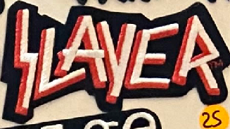 Slayer Logo Patch - HalfMoonMusic