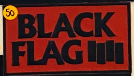 Black Flag Patch - HalfMoonMusic