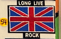 Union Jack Long Live Rock Patch - HalfMoonMusic