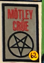 Motley Crew Pentagram Patch - HalfMoonMusic