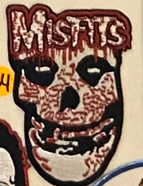 Bloody Misfits Skull Patch - HalfMoonMusic