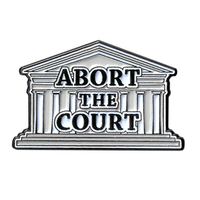 Abort The Court Enamel Pin - HalfMoonMusic