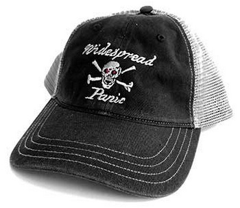 Widespread Panic Jolly Roger Skull Soft Trucker Hat - HalfMoonMusic