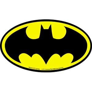 Batman Classic Logo Sticker - HalfMoonMusic