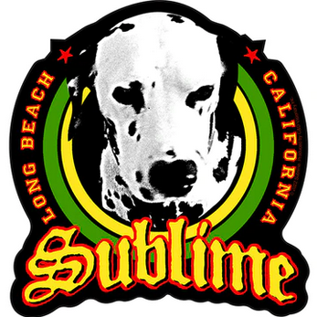 Sublime Lou Dog Long Beach Sticker - HalfMoonMusic