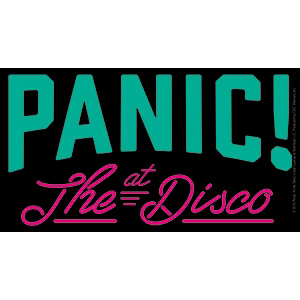 Panic! At The Disco Logo Sticker - HalfMoonMusic