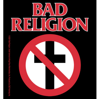 Bad Religion No Cross Sticker - HalfMoonMusic