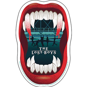 The Lost Boys Vampire Mouth Sticker - HalfMoonMusic