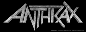 Anthrax Stone Logo Sticker - HalfMoonMusic
