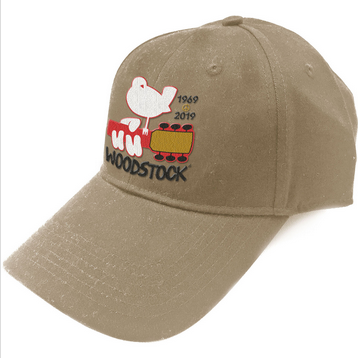 Woodstock Classic Bird Guitar Logo Baseball Cap - HalfMoonMusic