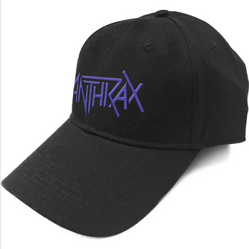 Anthrax Purple Logo Baseball Cap - HalfMoonMusic