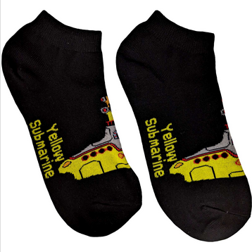 The Beatles Yellow Submarine Ladies Low-Cut Ankle Socks - HalfMoonMusic