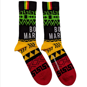 Bob Marley Rasta Patterns Unisex Ankle Socks - HalfMoonMusic
