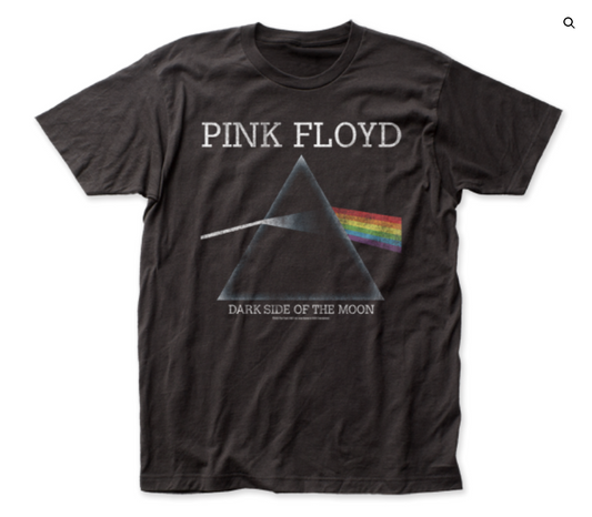 Distressed Pink Floyd Dark Side of the Moon T-Shirt - HalfMoonMusic