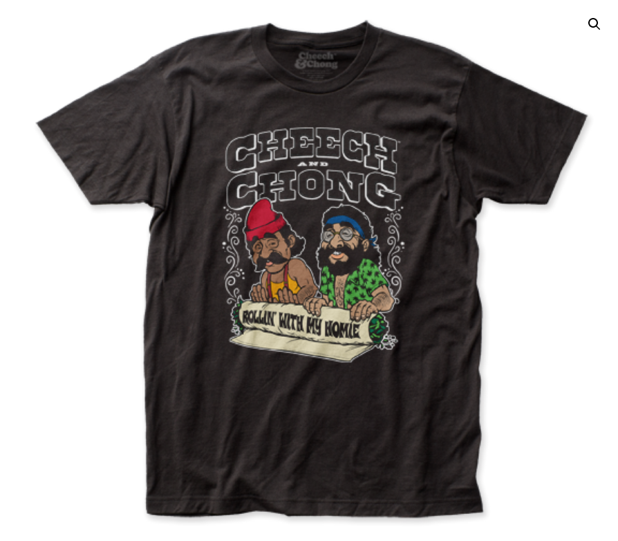 Men's Cheech & Chong Rollin With My Homie T-Shirt - HalfMoonMusic