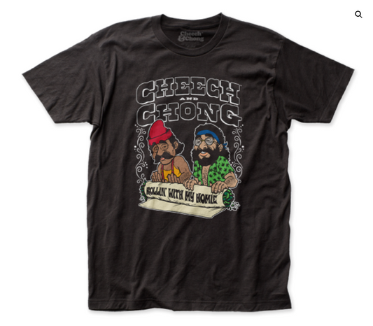 Men's Cheech & Chong Rollin With My Homie T-Shirt - HalfMoonMusic