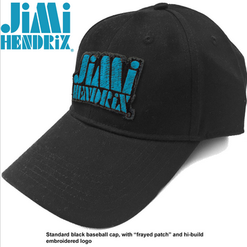 Jimi Hendrix Stencil Stitched Baseball Cap - HalfMoonMusic