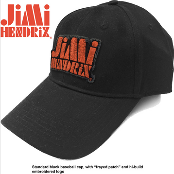 Jimi Hendrix Stencil Stitched Baseball Cap - HalfMoonMusic