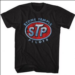 Men's Stone Temple Pilots STP Circle Logo T-Shirt - HalfMoonMusic