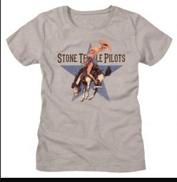 Women's Stone Temple Pilots Bronco Rider T-Shirt - HalfMoonMusic