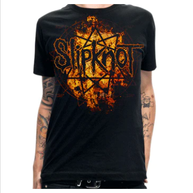 Men's Slipknot Radio Fires T-Shirt - HalfMoonMusic