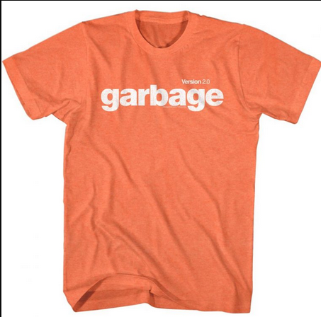 Men's Garbage Version 2.0 Orange T-Shirt - HalfMoonMusic