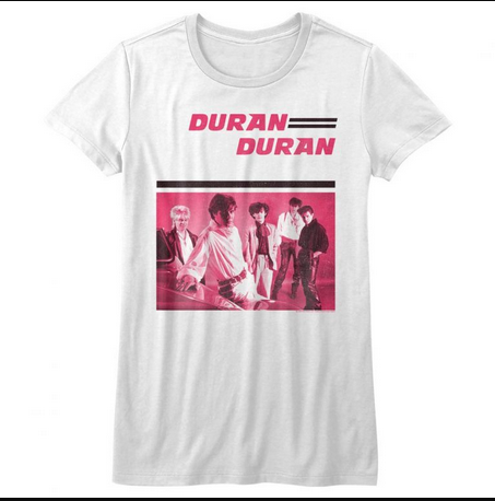 Women's Pink Duran Duran T-Shirt - HalfMoonMusic