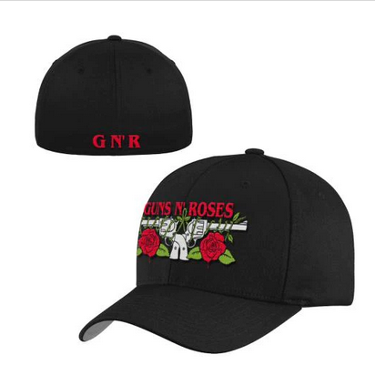 GNR Roses & Pistols Baseball Cap - HalfMoonMusic