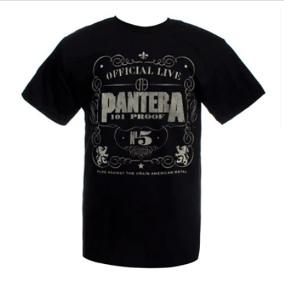 Men's Pantera 101 Proof T-Shirt - HalfMoonMusic