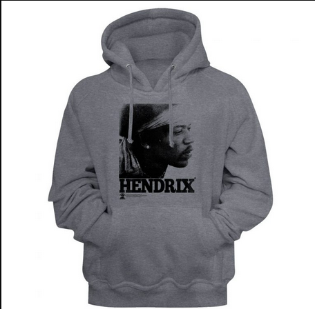 Jimi Hendrix Vintage Face Hoodie - HalfMoonMusic