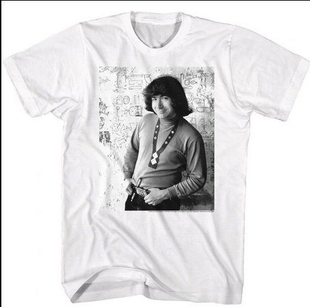 Men's Jerry Garcia Black & White Drawings T-Shirt - HalfMoonMusic