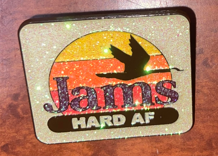 Jams Hard AF Hat Pin - HalfMoonMusic