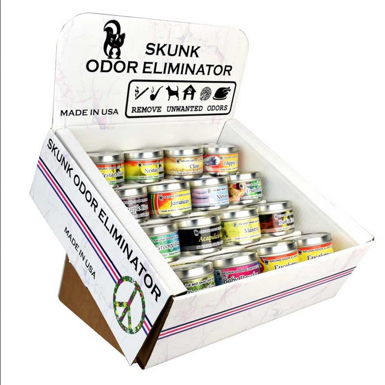 Skunk Odor Eliminator Candles - HalfMoonMusic