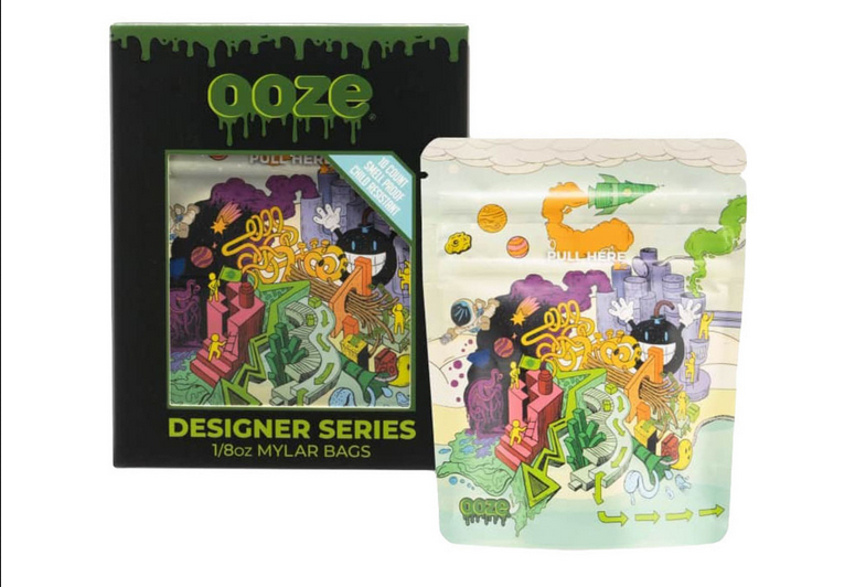 Ooze Designer Smell-Proof Mylar Bags - HalfMoonMusic