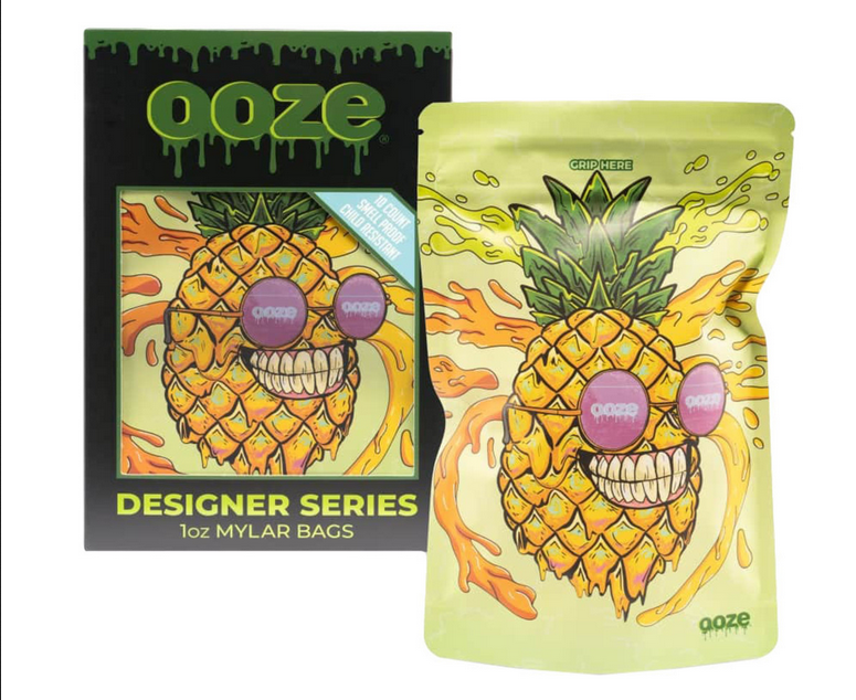 Ooze Designer Smell-Proof Mylar Bags - HalfMoonMusic