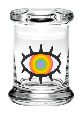420 Science Pop Top Glass Jar - HalfMoonMusic