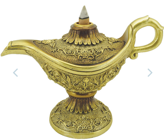 Magic Lamp Backflow Incense Burner - HalfMoonMusic